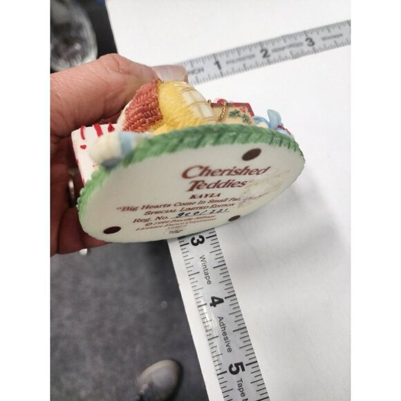 VTG Enesco Cherished Teddies Kayla Big Hearts Come In Small Packages Figurine - Picture 9 of 10